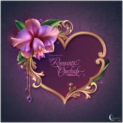 Renderosity - Moonbeam's Romantic Orchids (PNG)