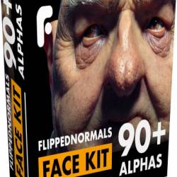 FlippedNormals - Face Kit (EXR, PSD)