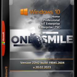 Windows 10 22H2 x64 Rus by OneSmiLe (19045.2604)