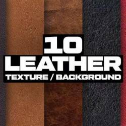 10 Leather Texture Background (JPG, PNG)