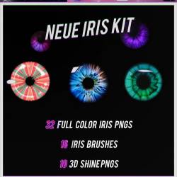 Gumroad - Neue Iris Kit by Taozipie for Procreate/Photoshop/Medibang