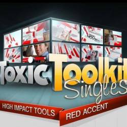 Digital Juice - Toxic Toolkit Singles - Red Accent (.djprojects)