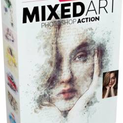 GraphicRiver - Mixed Art Photoshop Action