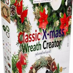 Creative Market - 3x Christmass Wreath Creator Mock-up (PSD)