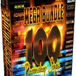 Creative Market - Mega bundle 100 Photoshop Styles