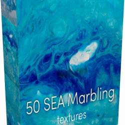 Creative Market - 50 Sea marbling textures