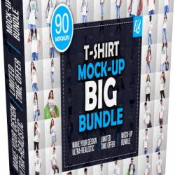 Creative Market - Tshirt Mockup Big Bundle