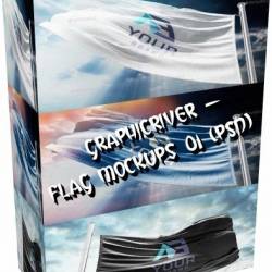 GraphicRiver - Flag Mockups 01