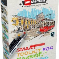 GraphicRiver - Marker Sketch Toolkit - Amsterdam - Photoshop Plugin