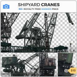 PHOTOBASH - SHIPYARD CRANES (TIF)