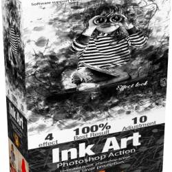 GraphicRiver - Ink Art Photoshop Action