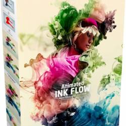 GraphicRiver - Gif Animated Ink Flow Photoshop Action