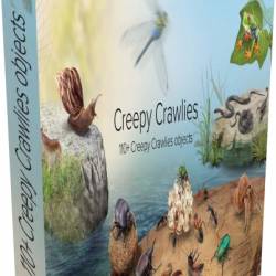 PixelSquid - Creepy Crawlies Collection (PSD)